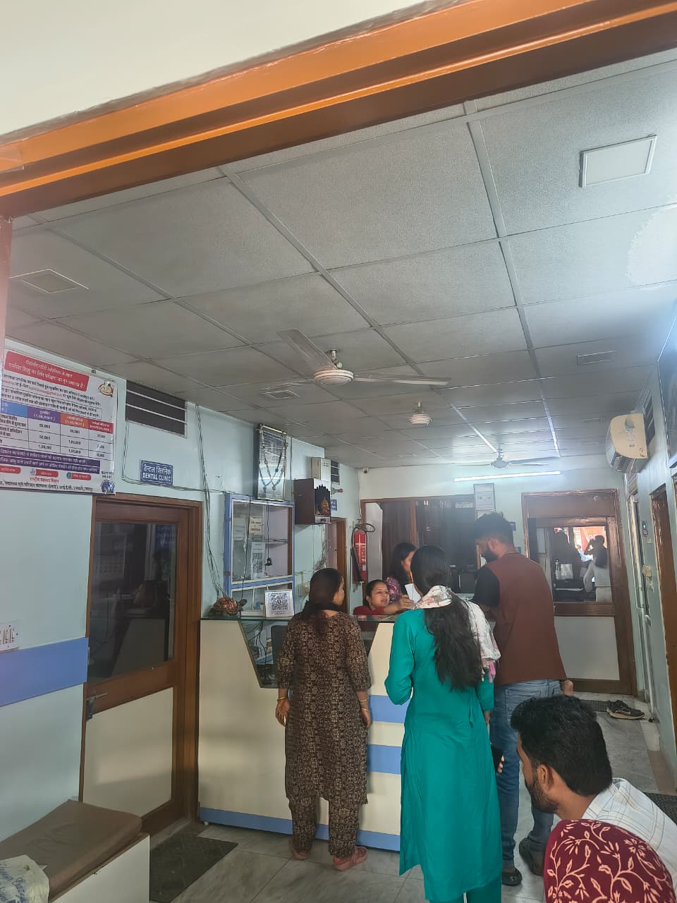 Reception and consultation area at Riddhi Diagnostic Clinic