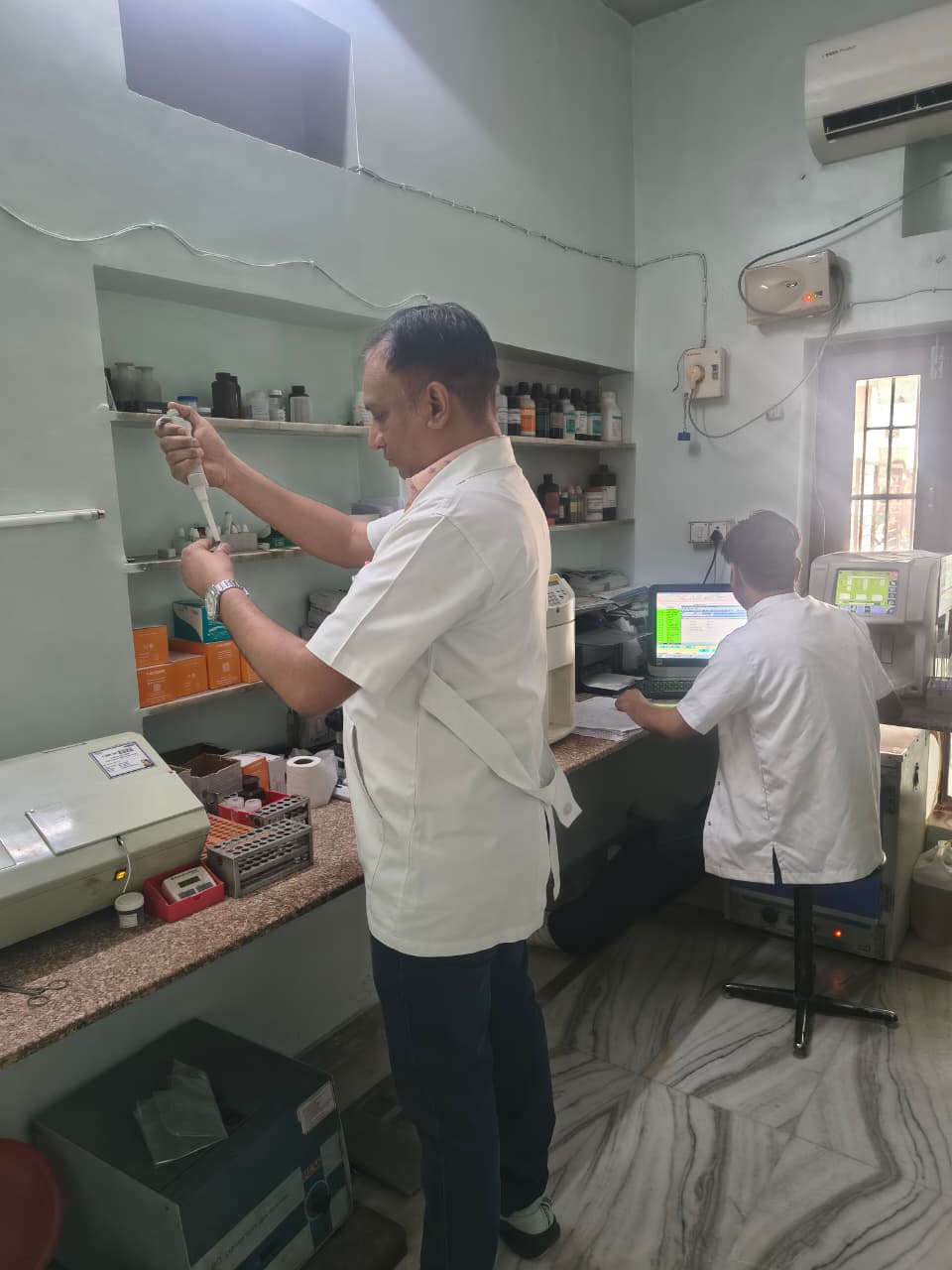 Pathology lab at Riddhi Diagnostic Clinic